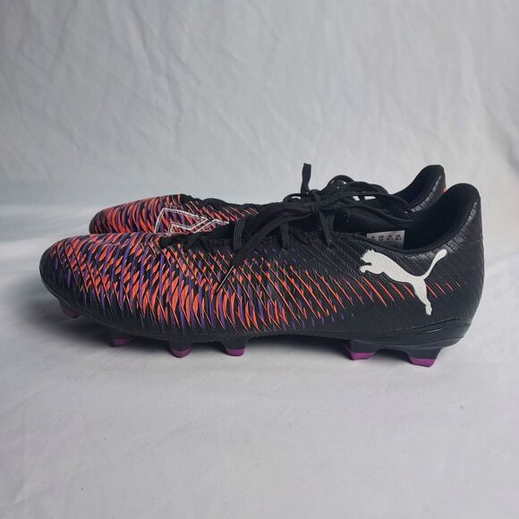 Puma Future Z 3.4 FG Soccer Cleats Mens 10.5 Black Orange Firm Ground main image 10